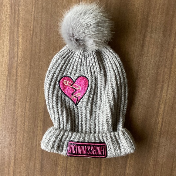 Victoria's Secret Accessories - Victoria’s Secret gray beanie